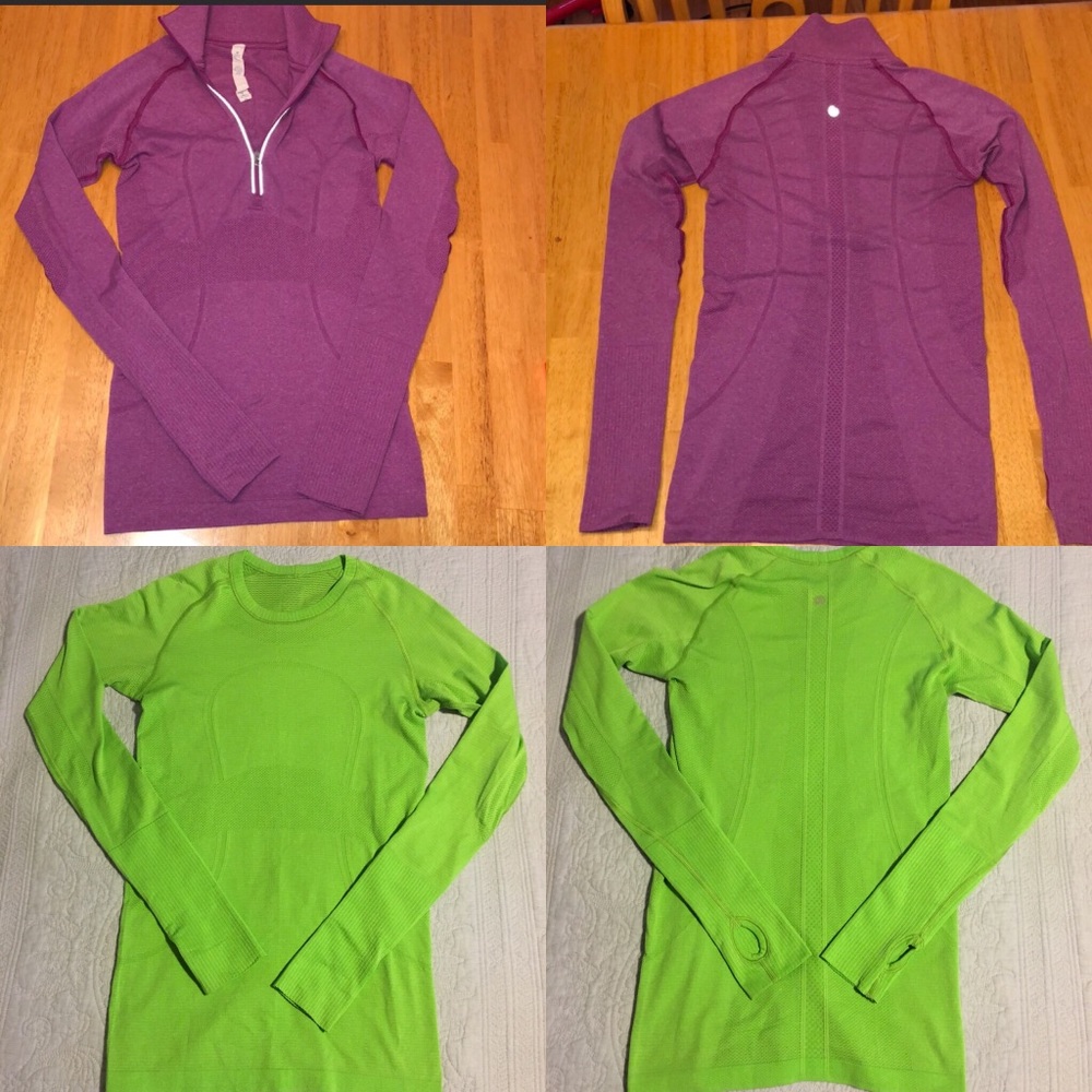 Lululemon size 4 swiftly long sleeve/1/4 zip!!